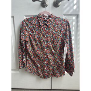 Women's Brooks Brothers Liberty Art Fabric Flower print, Shirt, size 6P